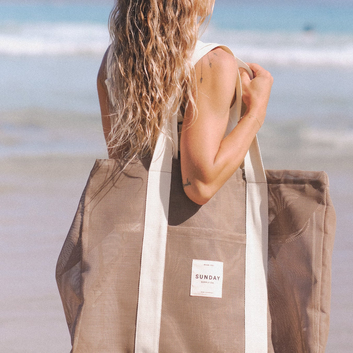 Husk Mesh Beach Bag