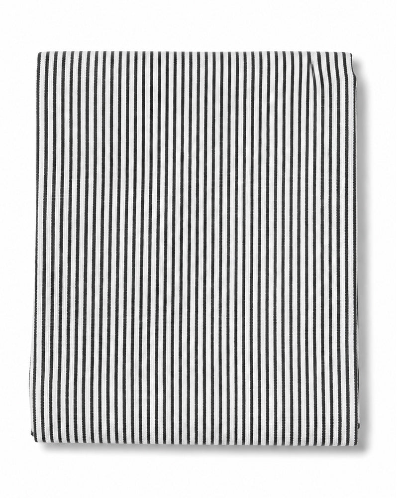 Black Striped Beach Towel
