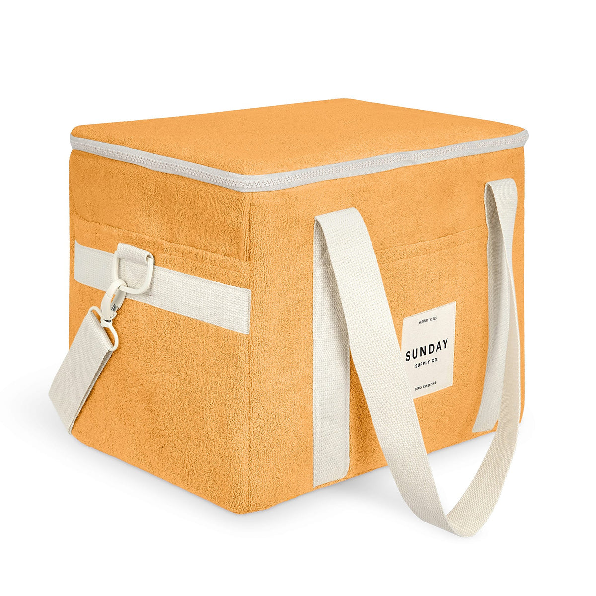 Golden Towelling Cooler Bag