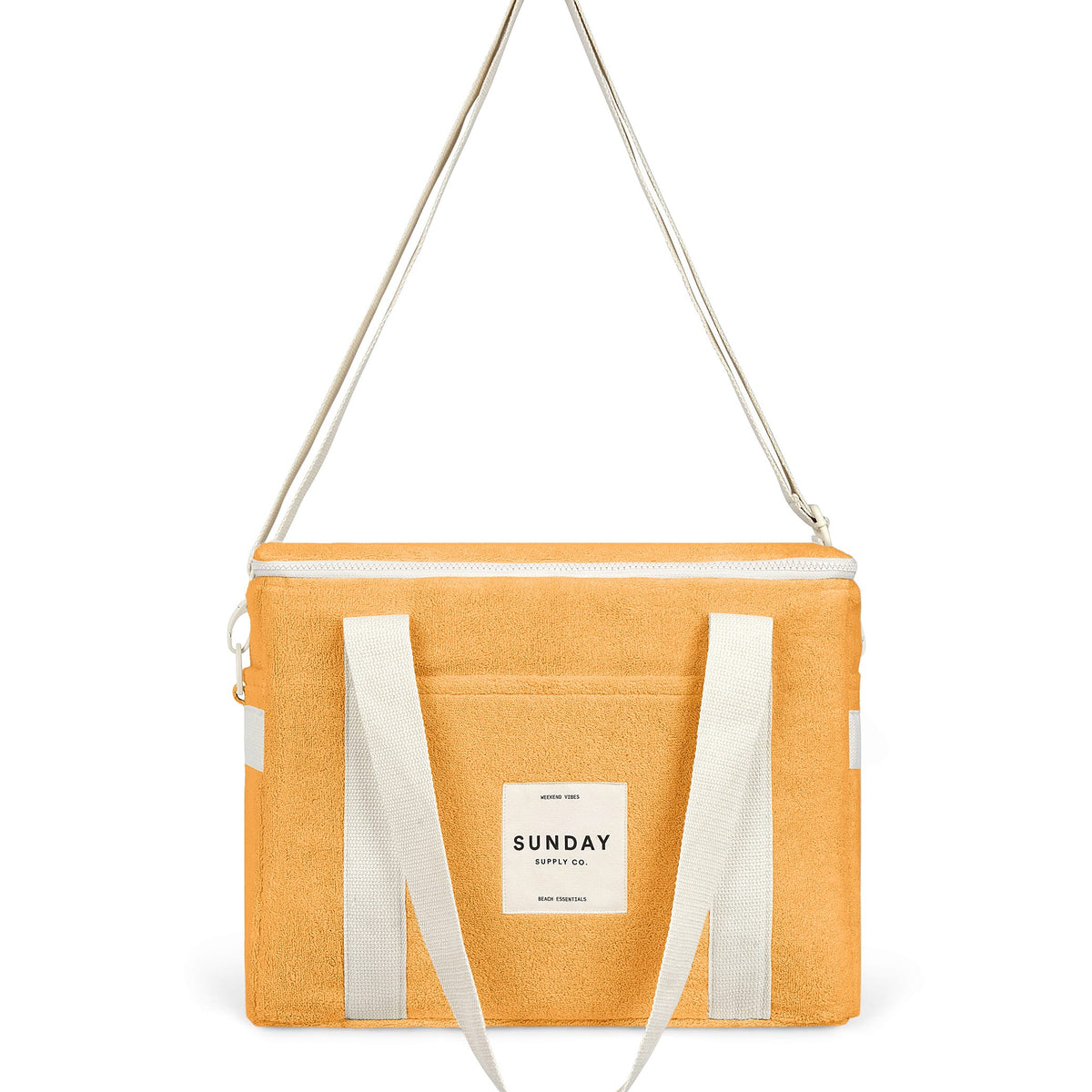 Golden Towelling Cooler Bag